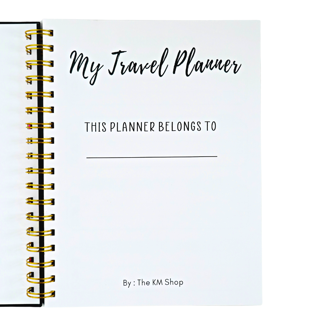 Travel Planner / Black (6 inserts)
