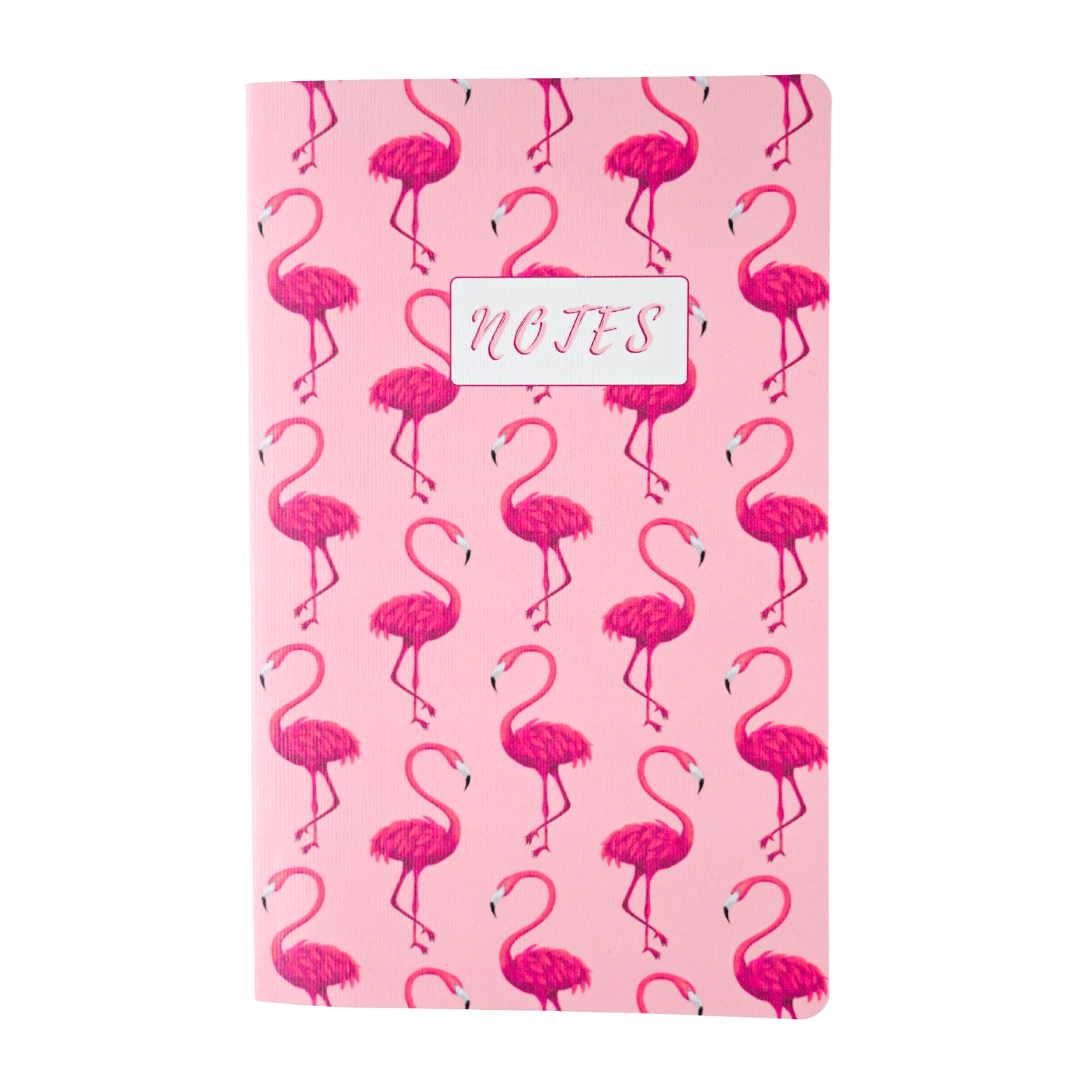 Plain notebook ( Flamingoes)
